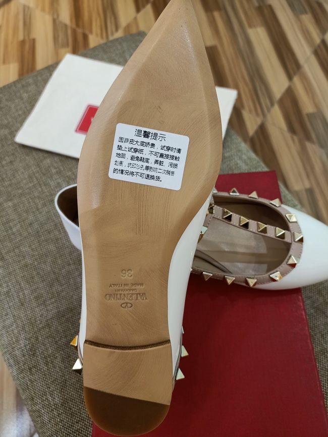 Valentino ROCKSTUD patent leather studded ballet flats WS0403V-2