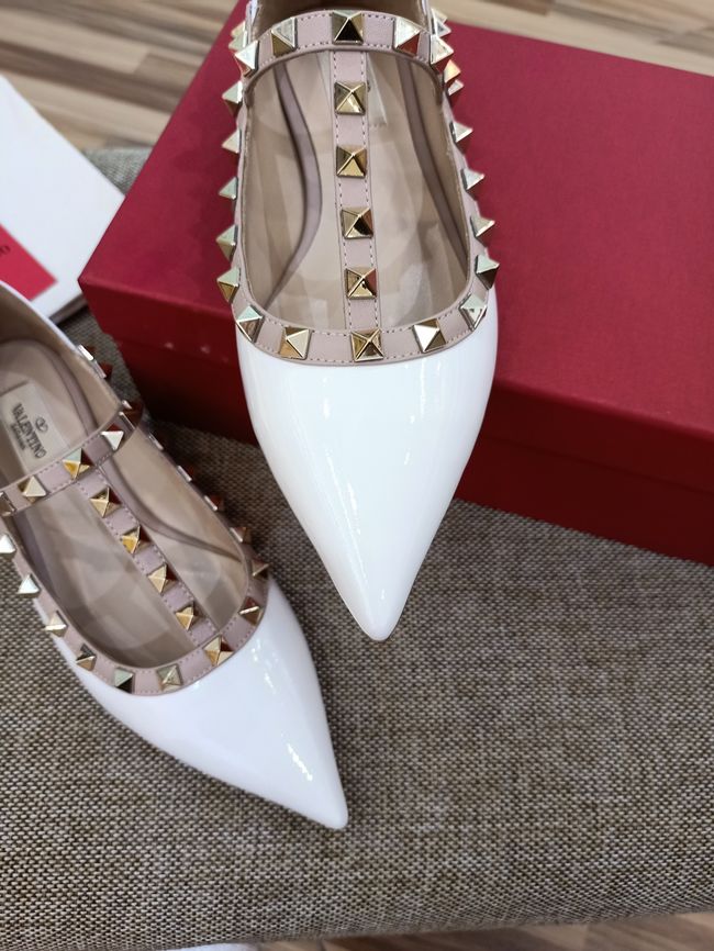 Valentino ROCKSTUD patent leather studded ballet flats WS0403V-2