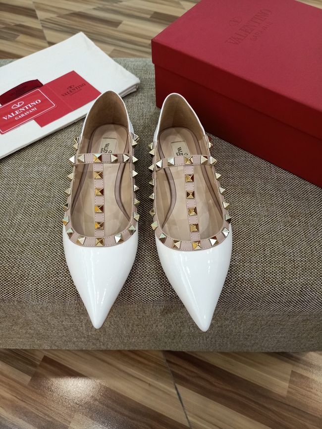 Valentino ROCKSTUD patent leather studded ballet flats WS0403V-2