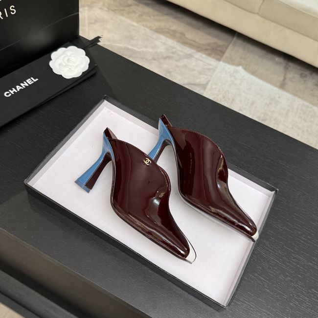 Chanel Mules Patent Calfskin G47606-4