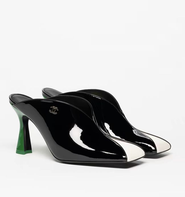 Chanel Mules Patent Calfskin G47606-6