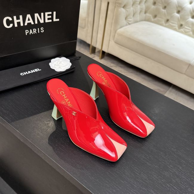 Chanel Mules Patent Calfskin G47606-7 Chanel Mules Patent Calfskin G47606-7