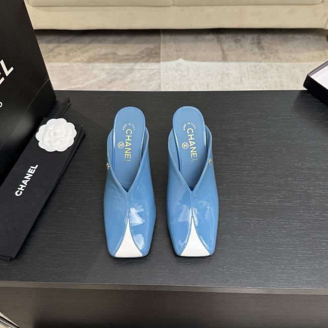 Chanel Mules Patent Calfskin G47606-8 Chanel Mules Patent Calfskin G47606-8