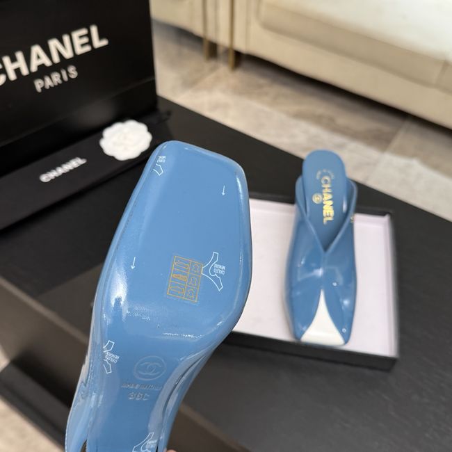 Chanel Mules Patent Calfskin G47606-8