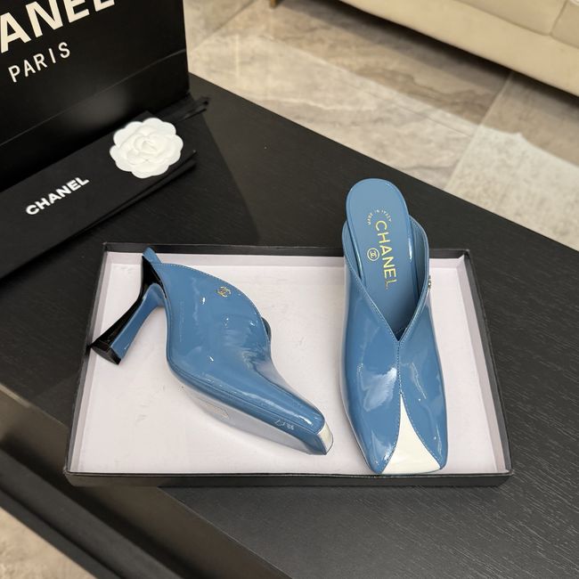 Chanel Mules Patent Calfskin G47606-8