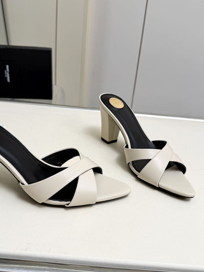 Saint Laurent mule sandals leather 7.5CM F6630-3