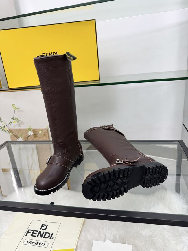 FENDI Commando leather boots 8T9048-2