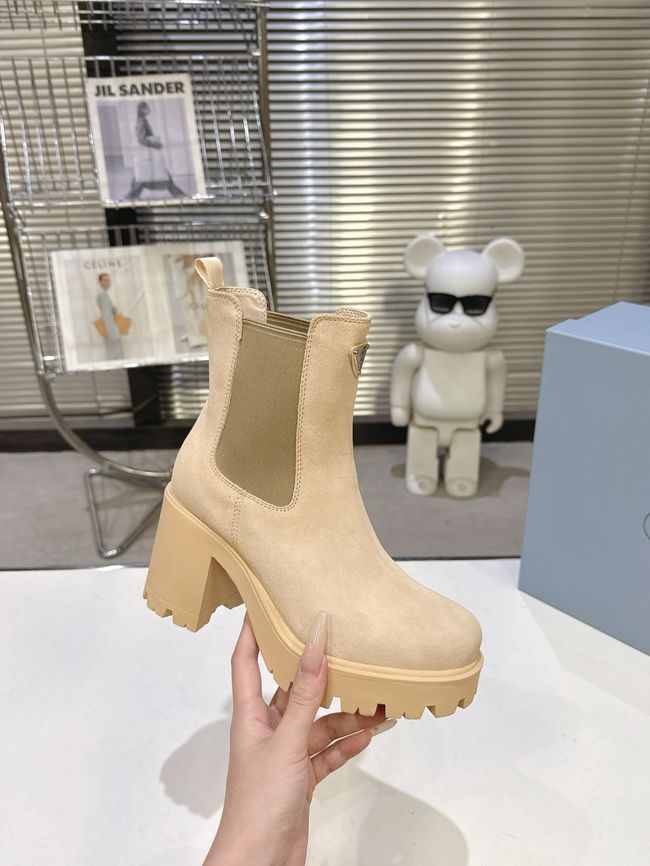 Prada Monolith brushed leather Chelsea boots G085-3
