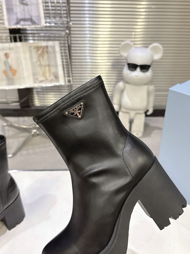 Prada Monolith brushed leather Chelsea boots G085-9