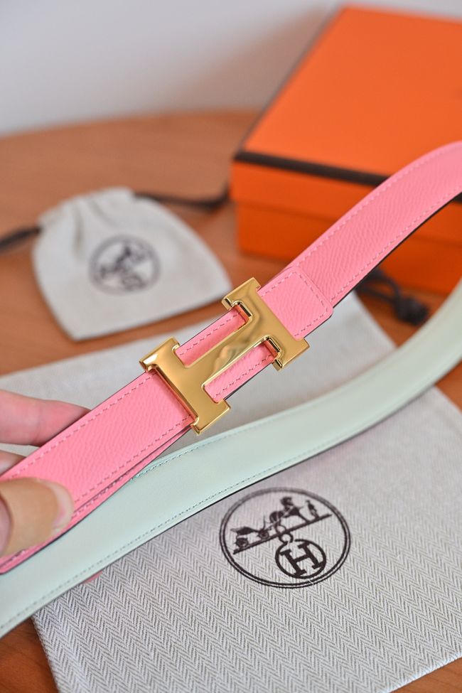 Hermes Constance buckle & double-sided leather belt 24mm H07457-2 Hermes Constance buckle & double-sided leather belt 24mm H07457-2