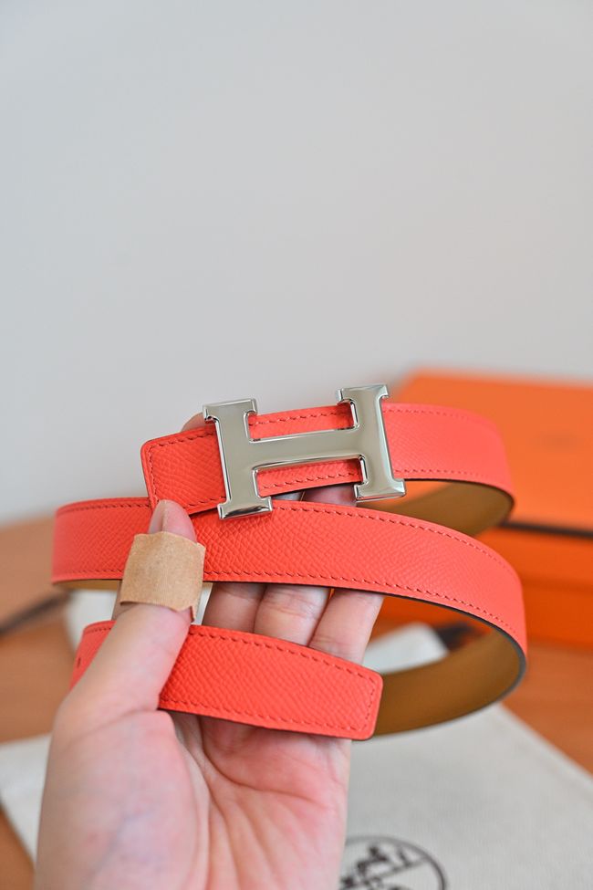 Hermes Constance buckle & double-sided leather belt 24mm H07457-3 Hermes Constance buckle & double-sided leather belt 24mm H07457-3