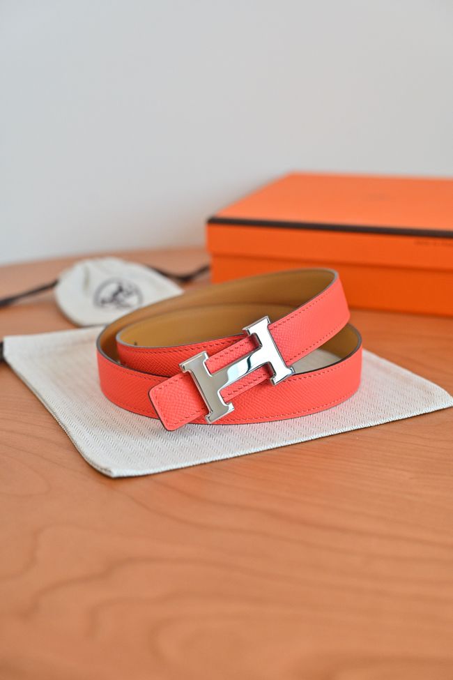 Hermes Constance buckle & double-sided leather belt 24mm H07457-3 Hermes Constance buckle & double-sided leather belt 24mm H07457-3