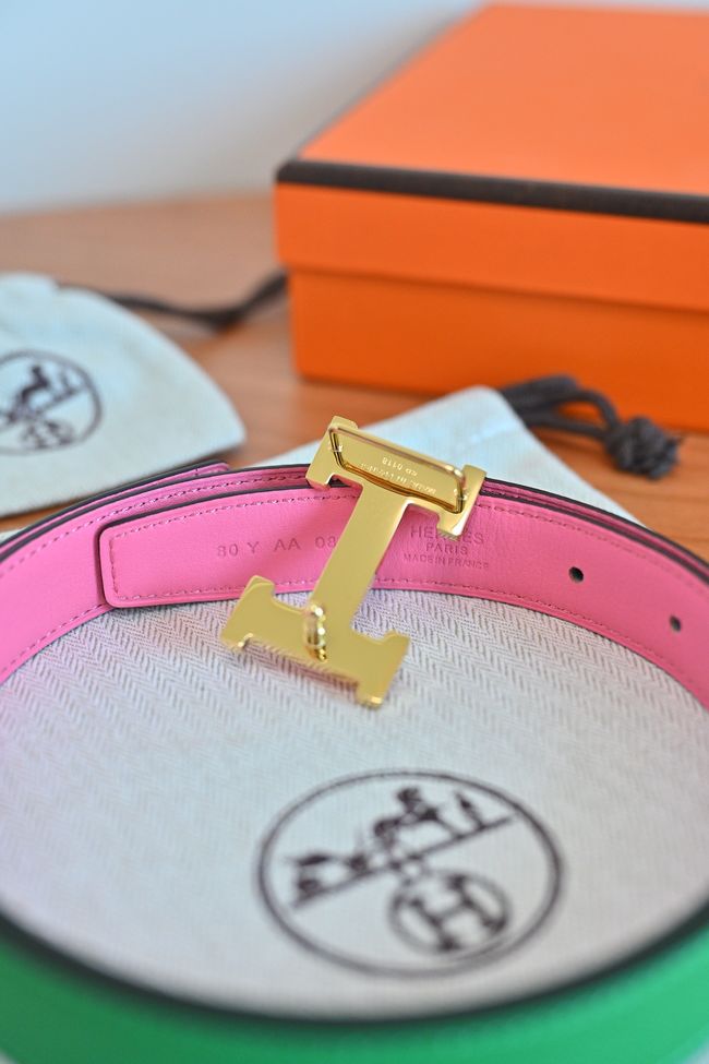 Hermes Constance buckle & double-sided leather belt 24mm H07457-9 Hermes Constance buckle & double-sided leather belt 24mm H07457-9