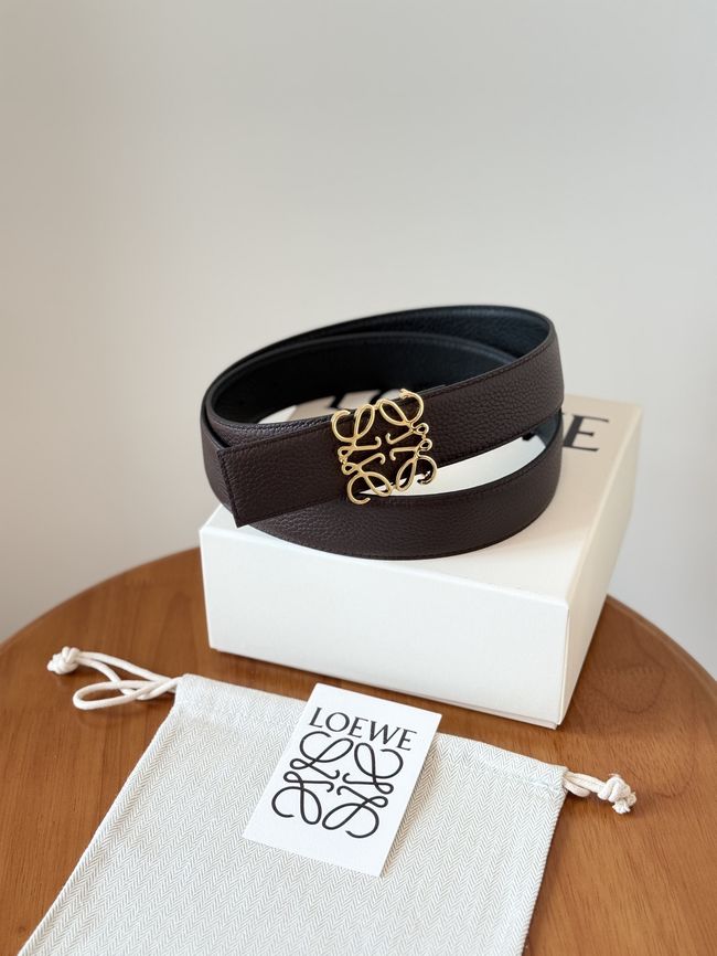 Loewe Cowhide Double-Sided Anagram Belt 35MM 26X03-1 Loewe Cowhide Double-Sided Anagram Belt 35MM 26X03-1