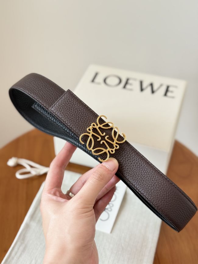 Loewe Cowhide Double-Sided Anagram Belt 35MM 26X03-1 Loewe Cowhide Double-Sided Anagram Belt 35MM 26X03-1