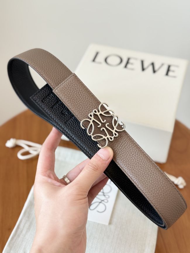 Loewe Cowhide Double-Sided Anagram Belt 35MM 26X03-10