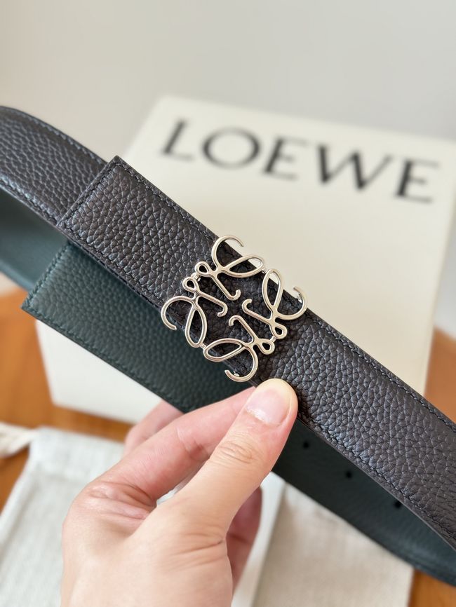 Loewe Cowhide Double-Sided Anagram Belt 35MM 26X03-6 Loewe Cowhide Double-Sided Anagram Belt 35MM 26X03-6