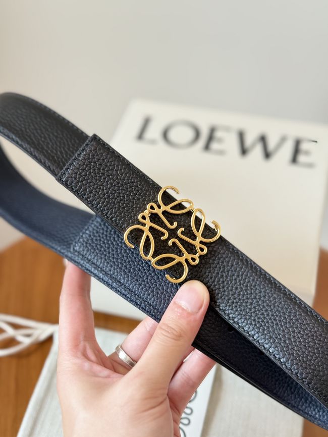 Loewe Cowhide Double-Sided Anagram Belt 35MM 26X03-7