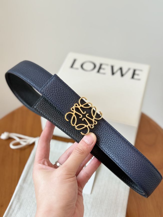 Loewe Cowhide Double-Sided Anagram Belt 35MM 26X03-7