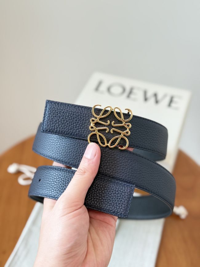 Loewe Cowhide Double-Sided Anagram Belt 35MM 26X03-7
