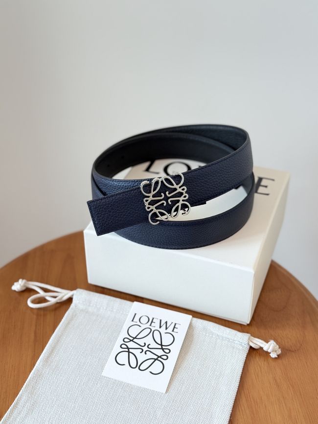 Loewe Cowhide Double-Sided Anagram Belt 35MM 26X03-8 Loewe Cowhide Double-Sided Anagram Belt 35MM 26X03-8