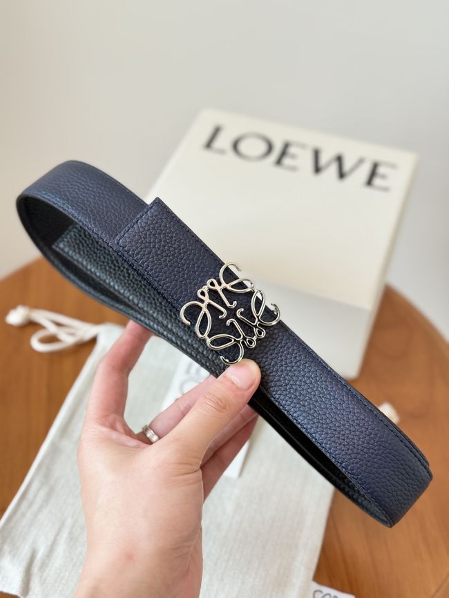 Loewe Cowhide Double-Sided Anagram Belt 35MM 26X03-8