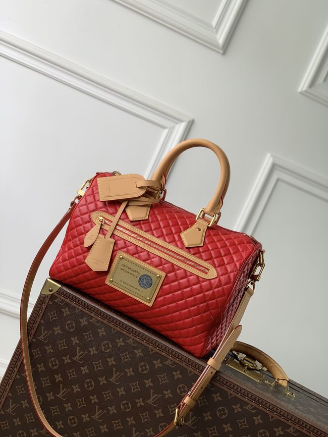 Louis Vuitton Speedy P9 Bandouliere M2A408 red