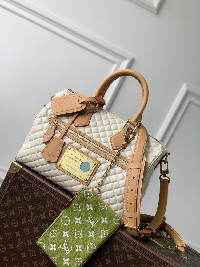 Louis Vuitton Speedy P9 Bandouliere M2A408 white&green Louis Vuitton Speedy P9 Bandouliere M2A408 white&green