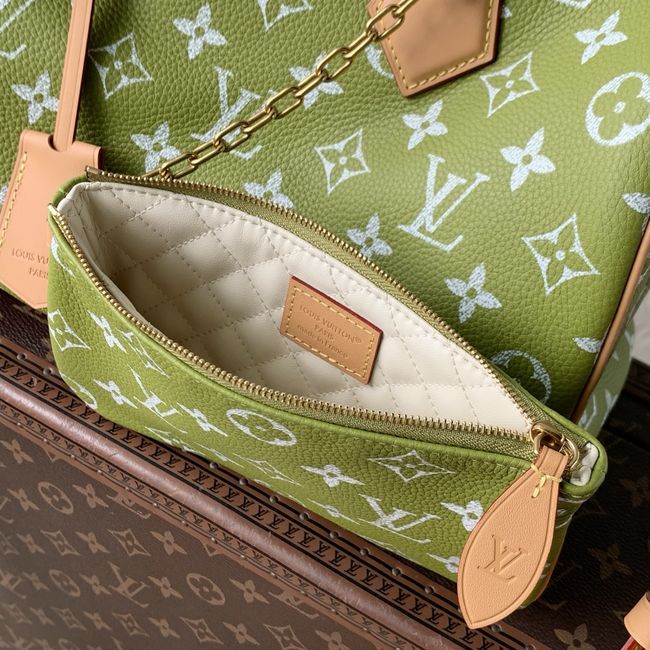 Louis Vuitton Speedy P9 Bandouliere M2A408 white&green Louis Vuitton Speedy P9 Bandouliere M2A408 white&green