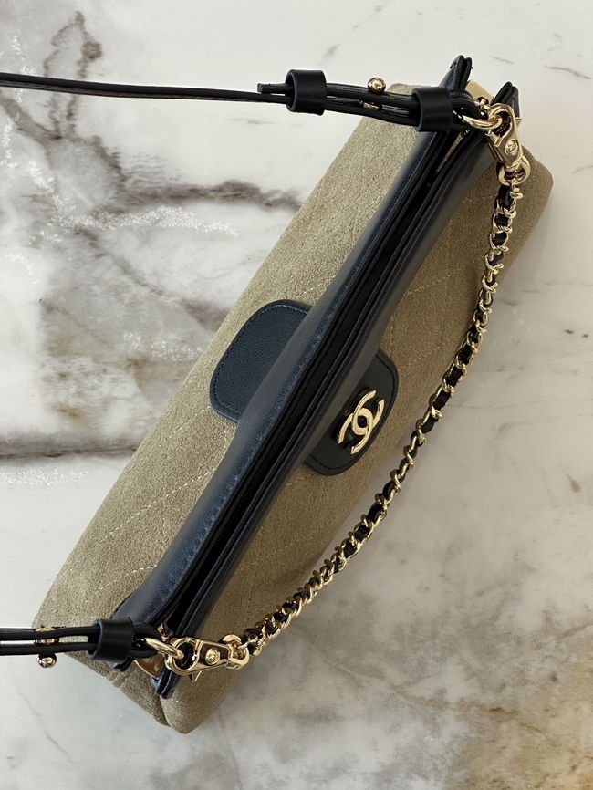 Chanel Clutch with Chain AP5540 apricot