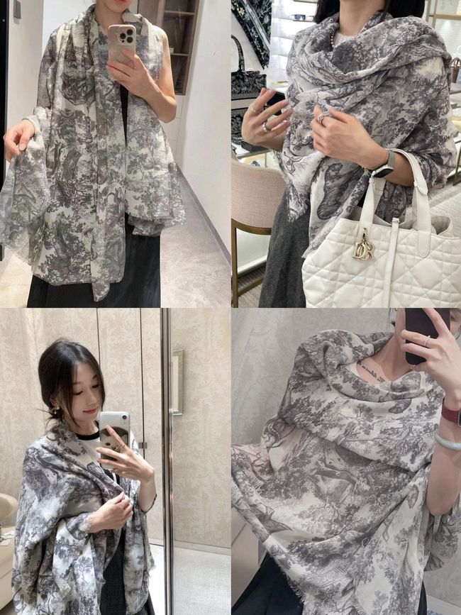 Dior Oblique Shawl L1169-3 Dior Oblique Shawl L1169-3