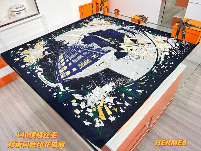 Hermes cashmere Shawl H36123-4 Hermes cashmere Shawl H36123-4