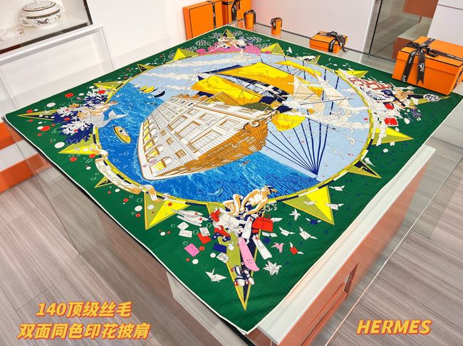 Hermes cashmere Shawl H36123-5 Hermes cashmere Shawl H36123-5