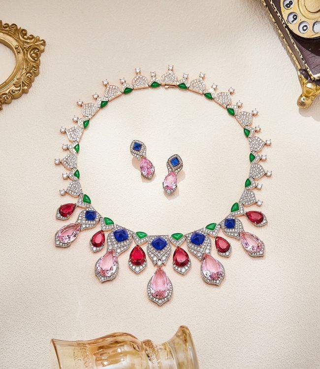 BVLGARI necklace&Earring EE10040
