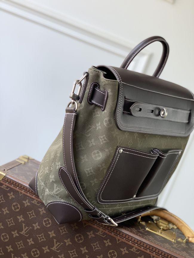 Louis Vuitton Steamer 30 M2A082 Khaki Green Louis Vuitton Steamer 30 M2A082 Khaki Green