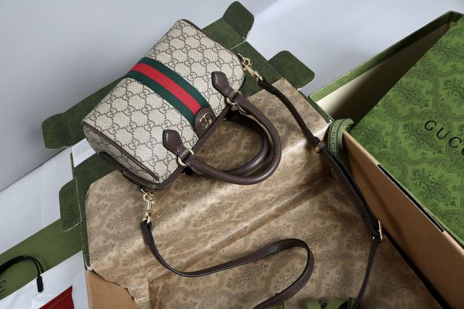 Gucci Ophidia small boston bag 841294 brown Gucci Ophidia small boston bag 841294 brown