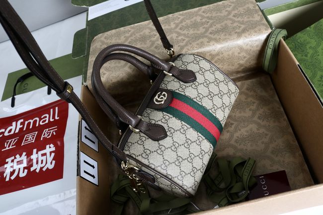 Gucci Ophidia small boston bag 841294 brown Gucci Ophidia small boston bag 841294 brown