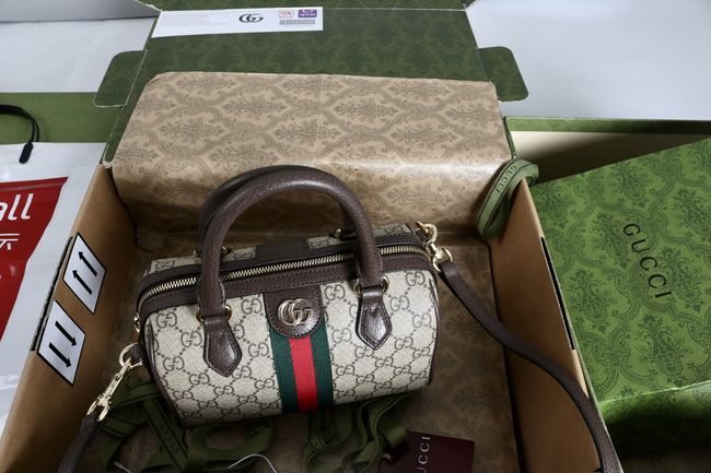 Gucci Ophidia small boston bag 841294 brown Gucci Ophidia small boston bag 841294 brown