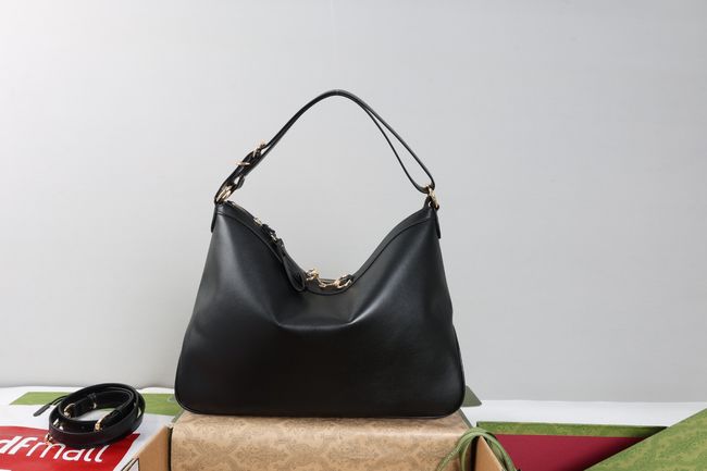 Gucci Starlet large shoulder bag soft leather A00CI2 black Gucci Starlet large shoulder bag soft leather A00CI2 black