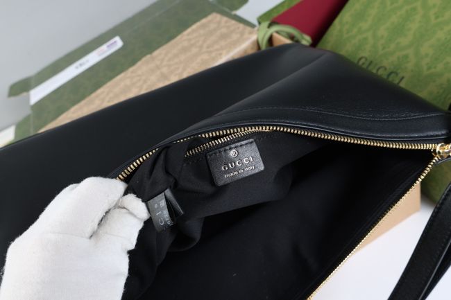 Gucci Starlet large shoulder bag soft leather A00CI2 black Gucci Starlet large shoulder bag soft leather A00CI2 black