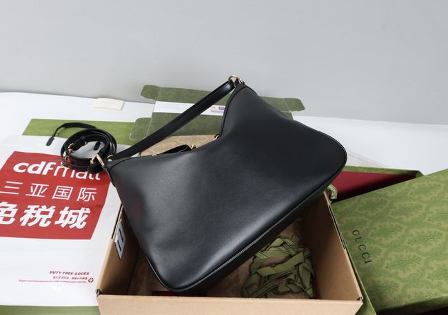 Gucci Starlet large shoulder bag soft leather A00CI2 black Gucci Starlet large shoulder bag soft leather A00CI2 black
