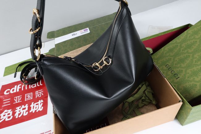 Gucci Starlet large shoulder bag soft leather A00CI2 black Gucci Starlet large shoulder bag soft leather A00CI2 black