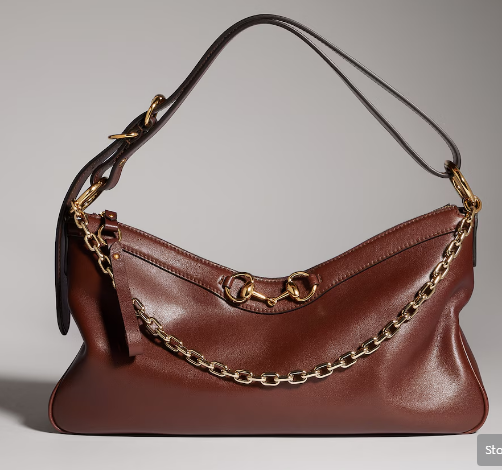 Gucci Starlet medium shoulder bag soft leather A00CI1 Dark brown Gucci Starlet medium shoulder bag soft leather A00CI1 Dark brown