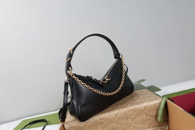 Gucci Starlet medium shoulder bag soft leather A00CI1 black Gucci Starlet medium shoulder bag soft leather A00CI1 black