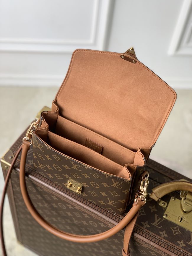 Louis Vuitton New Pochette Metis PM M3A801 Cognac Brown