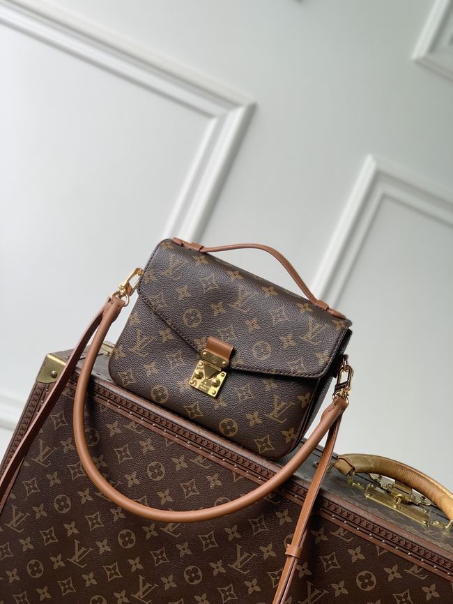 Louis Vuitton New Pochette Metis PM M3A801 Cognac Brown