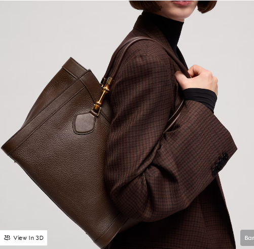 Gucci Bamboo Tote medium bag A005YB Dark brown Gucci Bamboo Tote medium bag A005YB Dark brown