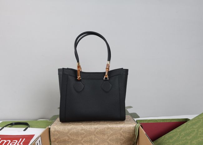Gucci Bamboo Tote medium bag A005YB black Gucci Bamboo Tote medium bag A005YB black