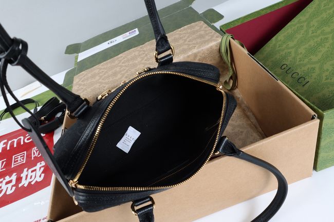 Gucci Borsetto medium boston bag 866732 black Gucci Borsetto medium boston bag 866732 black