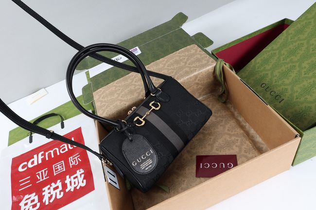 Gucci Borsetto medium boston bag 866732 black Gucci Borsetto medium boston bag 866732 black